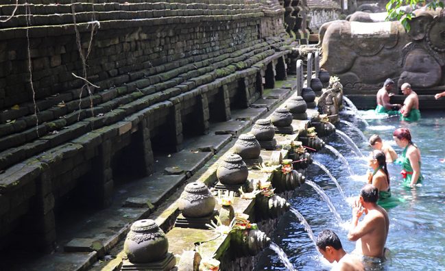 Tirta Empul Temple and Holy Spring Water.